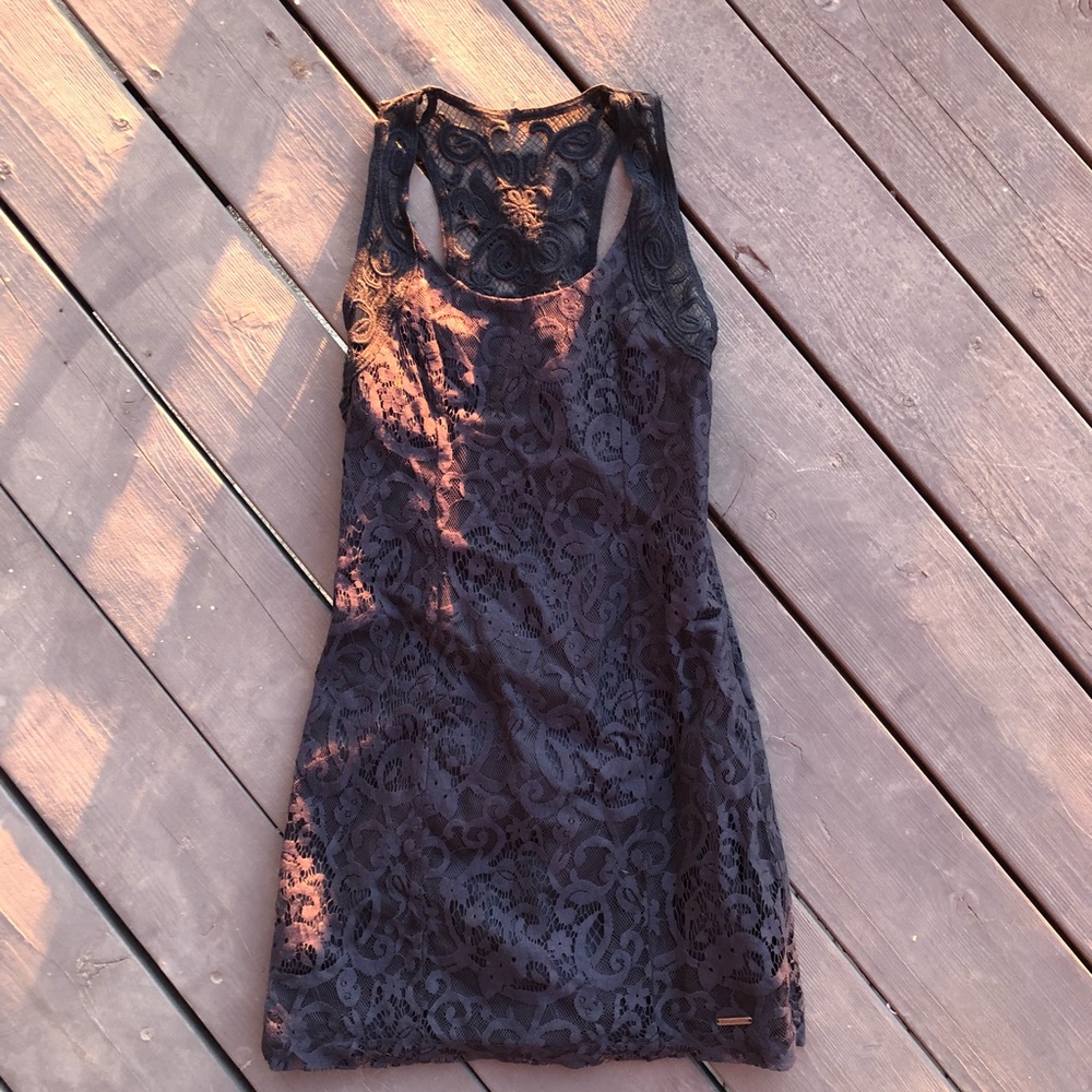 A&F Navy Lace Dress